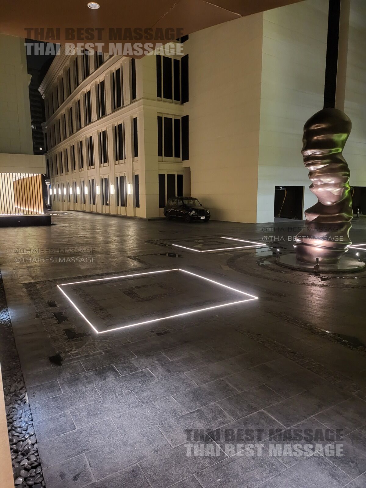 Relaxed atmosphere after mobile Aroma Massage service in Sukhumvit