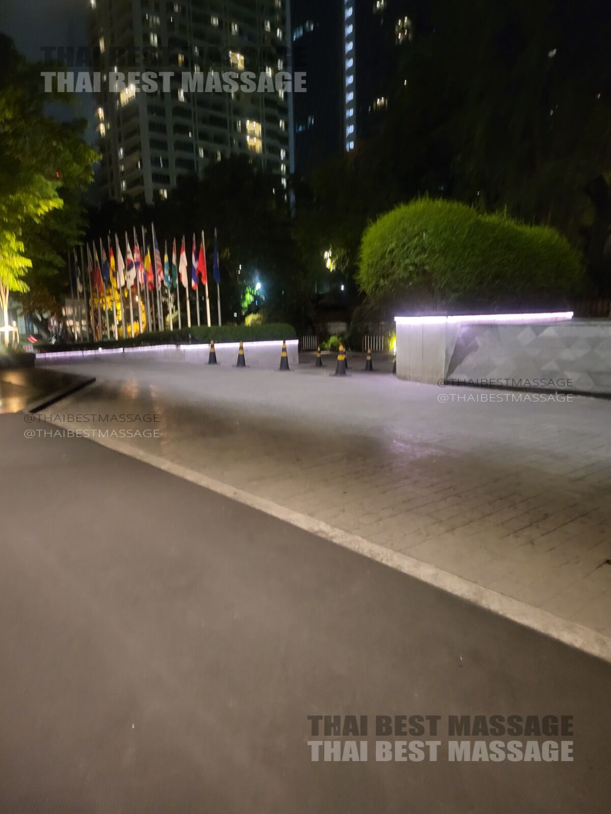 曼谷酒店專業精油按摩技術的特寫